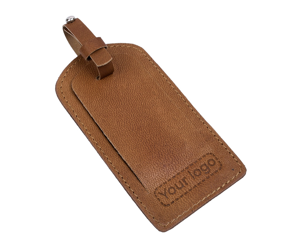 Leather Studio: Bagagetags i læder